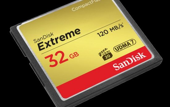 SANDISK 32GB EXTREME CFMEMORY CARD