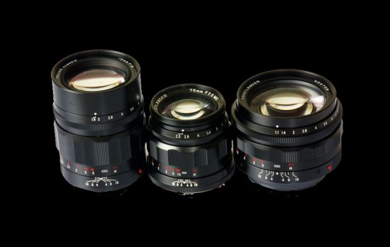 Voigtlander Nokton MFT 3 Lens Set (17mm, 25mm, 42.5mm)